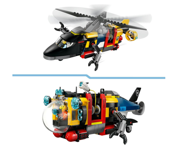 LEGO City 60462 Śmigłowiec, wóz strażacki i łódź podwodna - 1284268 - zdjęcie 4